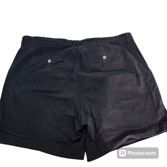 Gloria Vanderbilt Navy Shorts - Picture 2 of 7